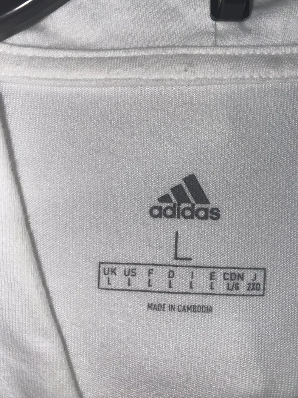 Adidas Hoodie Mens Large White Lightweight Jersey Logo Pullover Sweatshirt